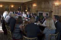 Theresa May holds a cabinet meeting at the Prime Minister's country retreat Chequers in Buckinghamshire to discuss department-by-department Brexit action plans, Britain August 31, 2016. REUTERS/Stefan Rousseau/Pool