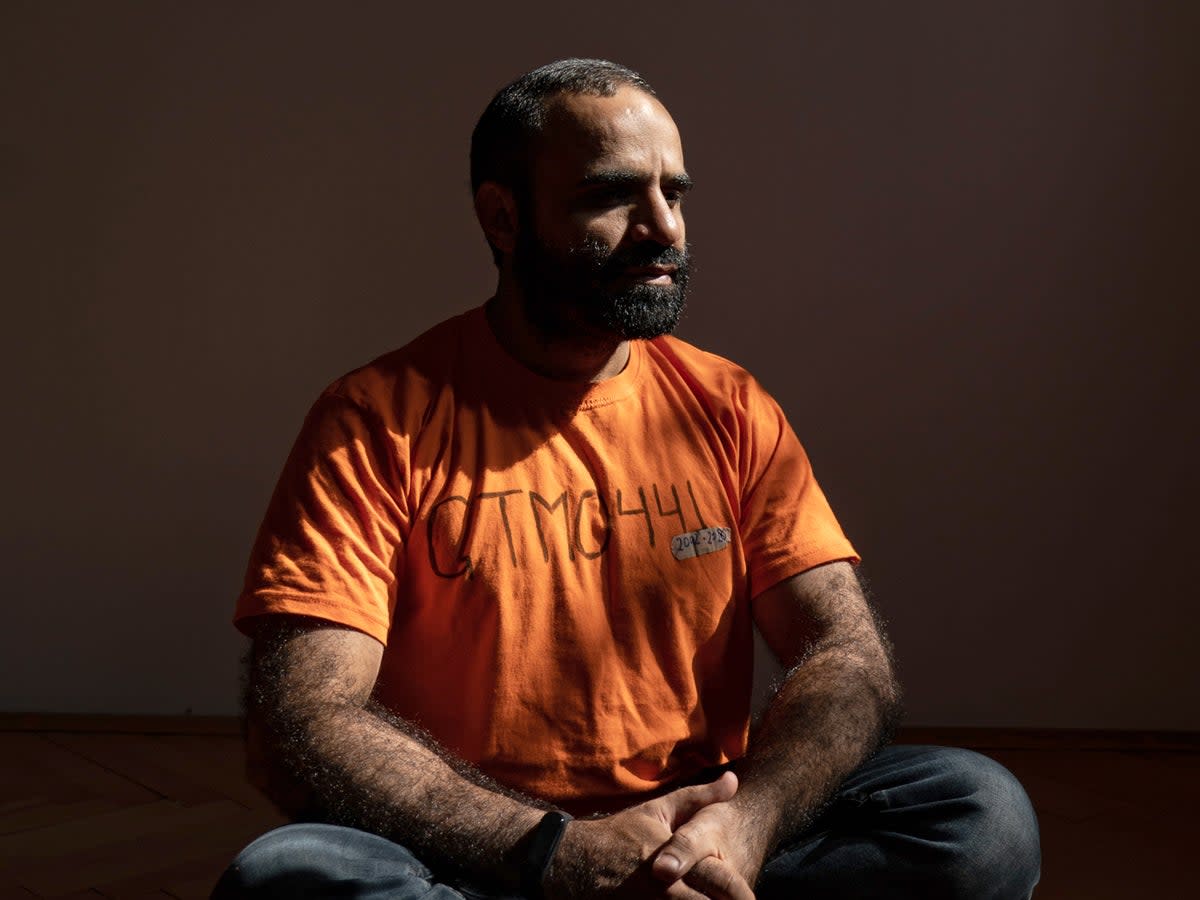 Mansoor Adayfi spent 14 years as a prisoner at Guantanamo Bay prison camp. He lives in Belgrade, Serbia (The Washington Post/Getty)