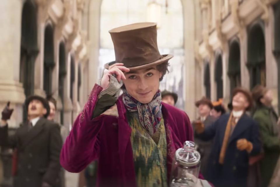 <p>Warner Bros. Pictures</p> Timothée Chalamet in 