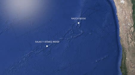 Les sites des plongées de l\'expédition du Schmidt ocean institute.