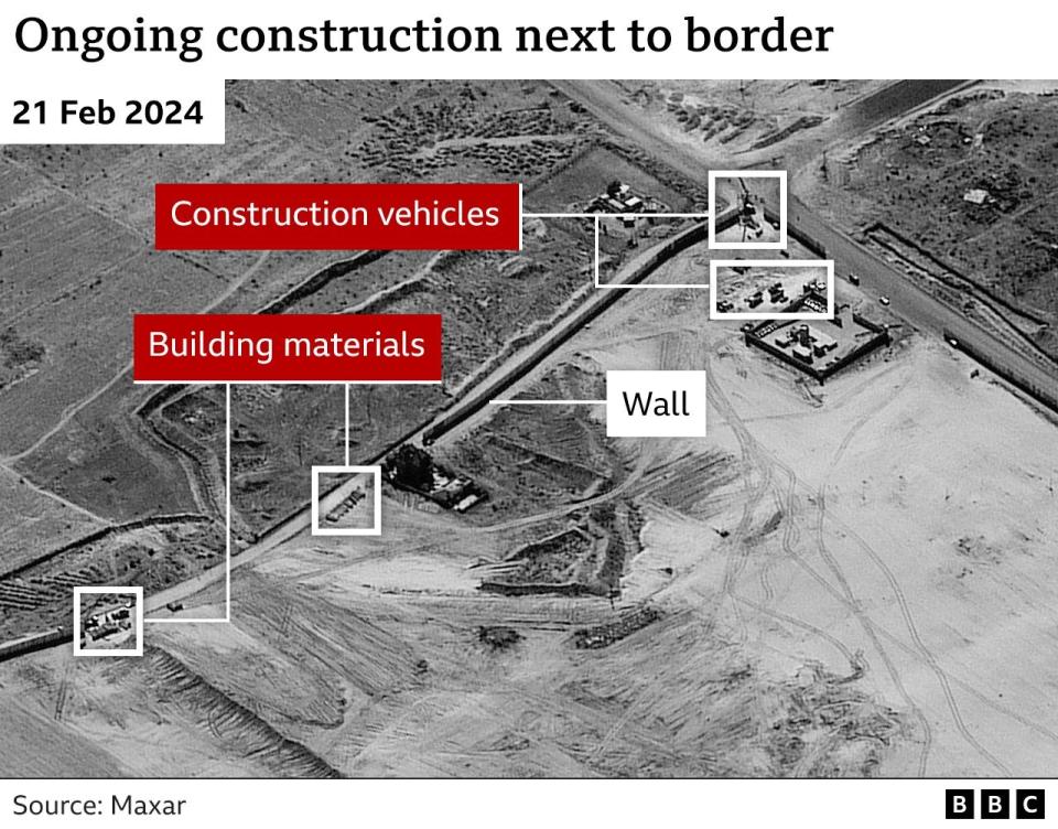 Construction ongoing in northern Egypt