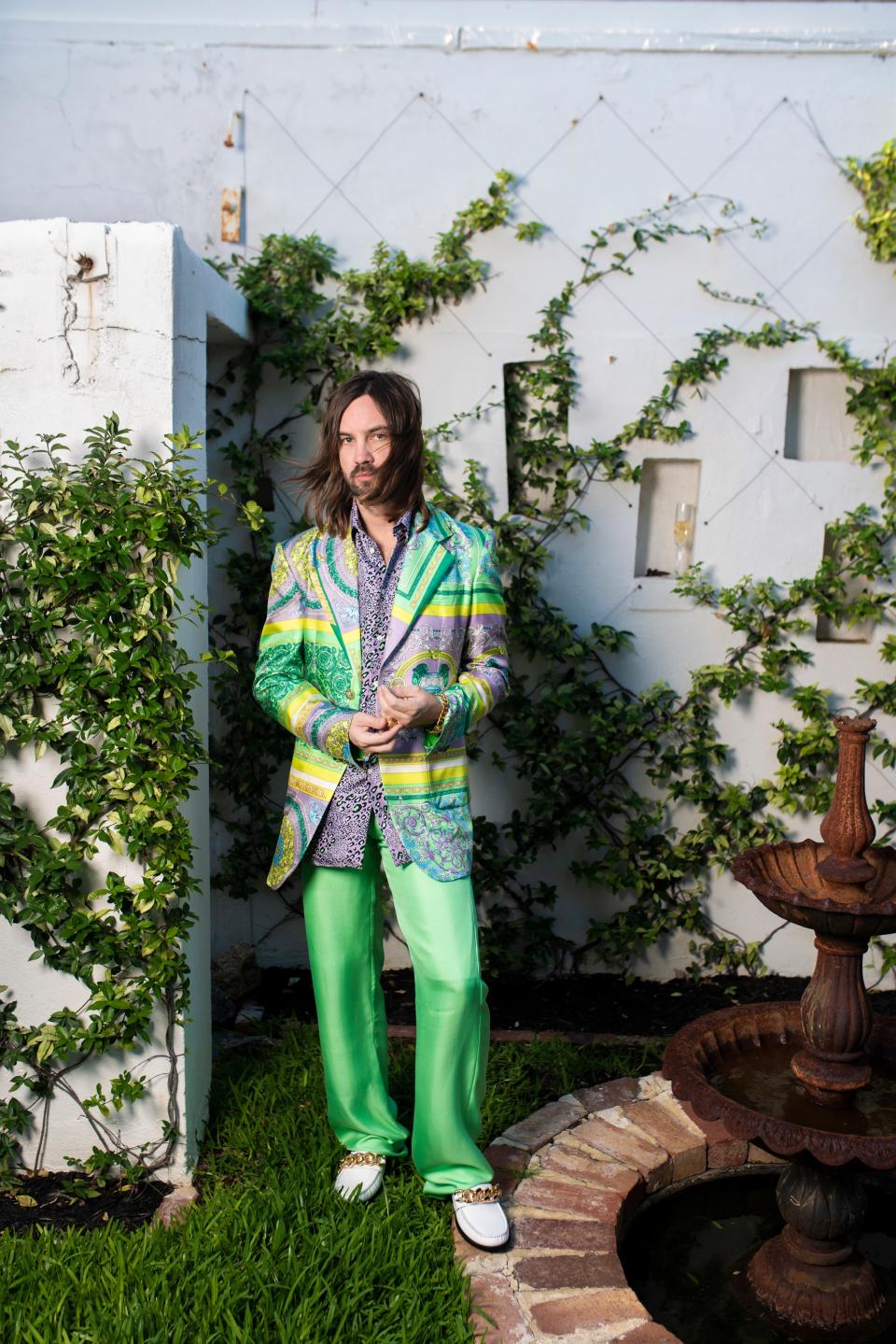 Kevin Parker in Versace