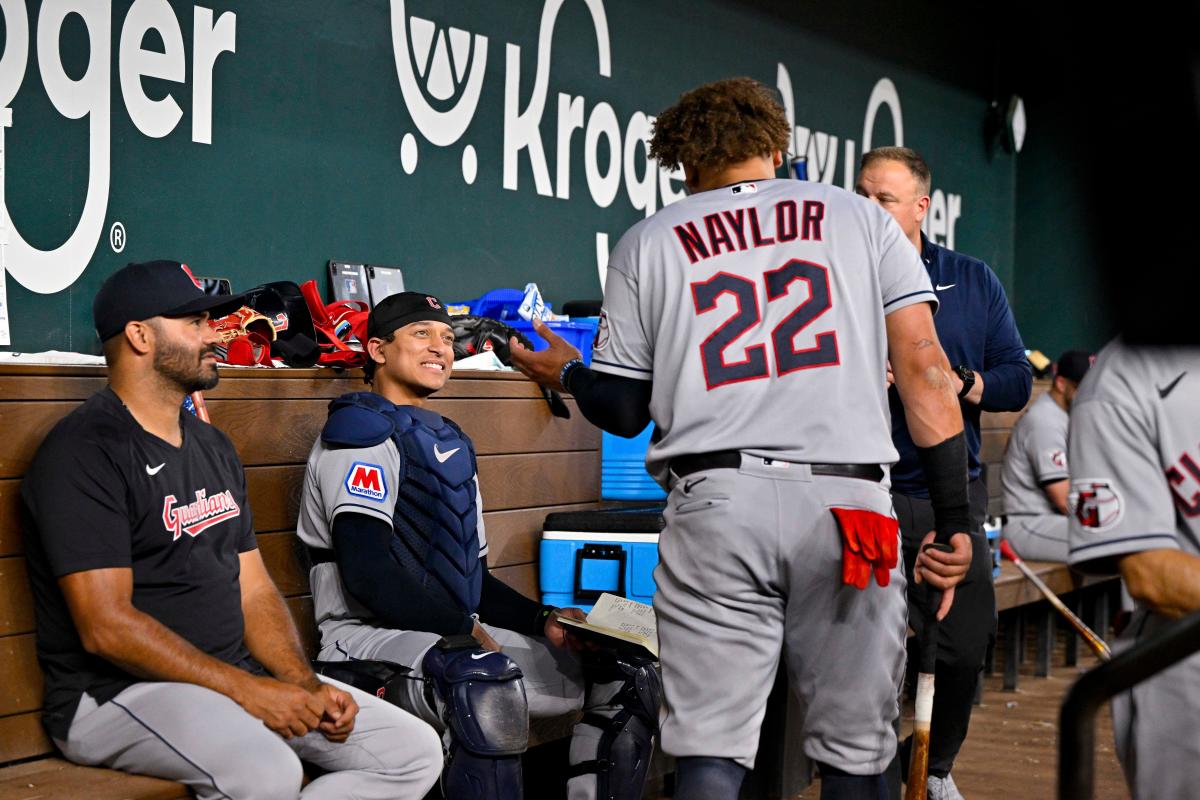 Guardians: Bo Naylor hit first homer, hugged sibling Josh Naylor