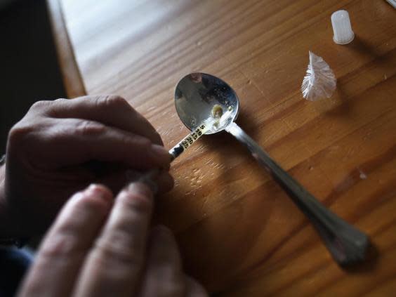 Scotland’s drug-related deaths have risen for the fifth year in a row (Getty)