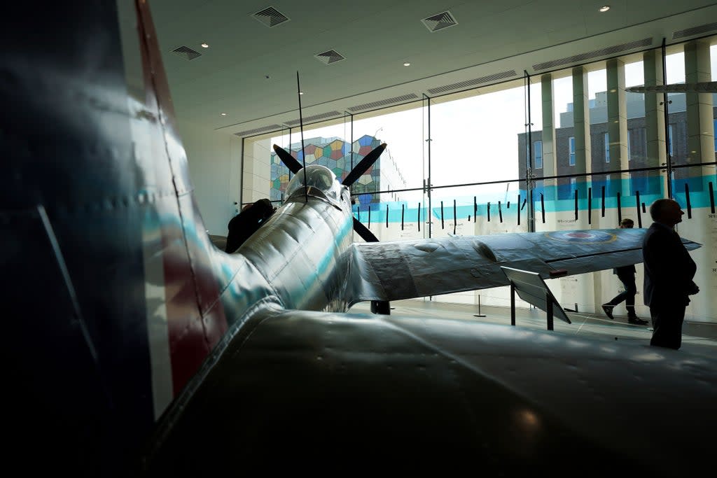 The reconditioned Spitfire will be unveiled the Potteries Museum And Art Gallery in Stoke-on-Trent (Jacob King/PA) (PA Wire)