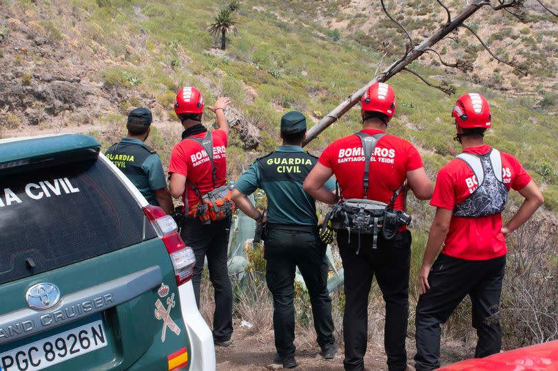 Spanish Police and Fire Rescue teams  continue to search for Jay