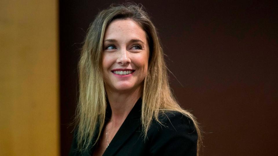 PHOTO: File image of attorney Jennifer Little speaking during a court appearance at the Fulton County Courthouse in Atlanta, July 1, 2019.  (Alyssa Pointer/AP, FILE)