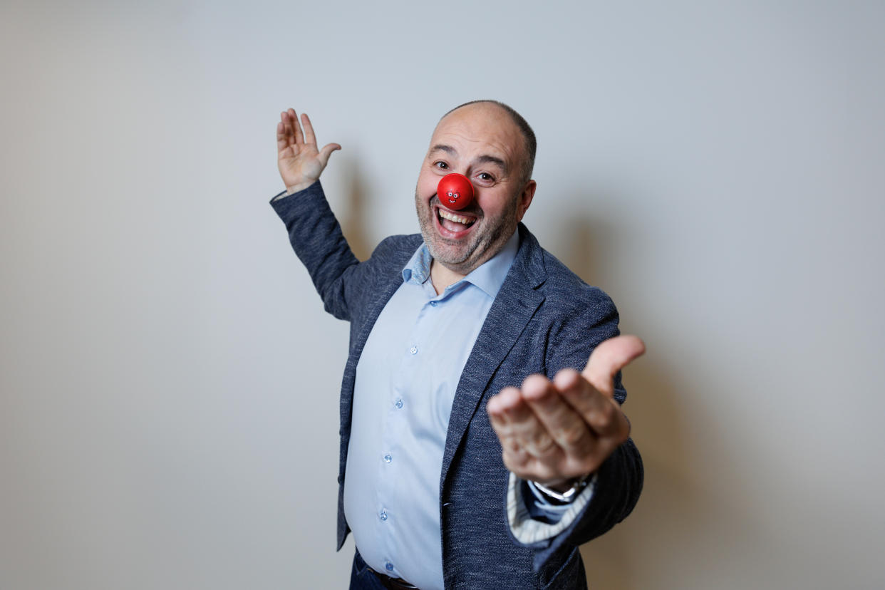 Wynne Evans during the Red Nose Day 2024