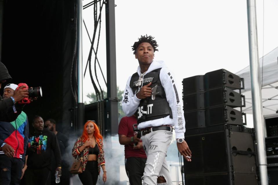 YoungBoy Never Broke Again performs during JMBLYA Dallas in 2019. Getty Images