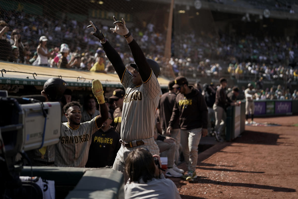 Padres fans welcome team home after playoff elimination