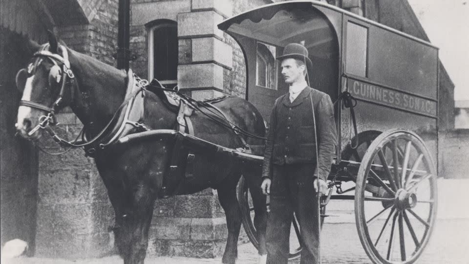 1910s, Messenger cart used by the Brewery to send letters in Dublin city. - Courtesy Guinness Archive, Diageo Ireland
