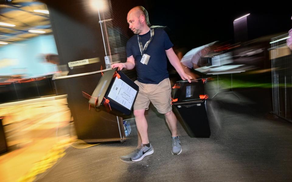 Counting is nearly complete in the Tiverton seat - GETTY IMAGES