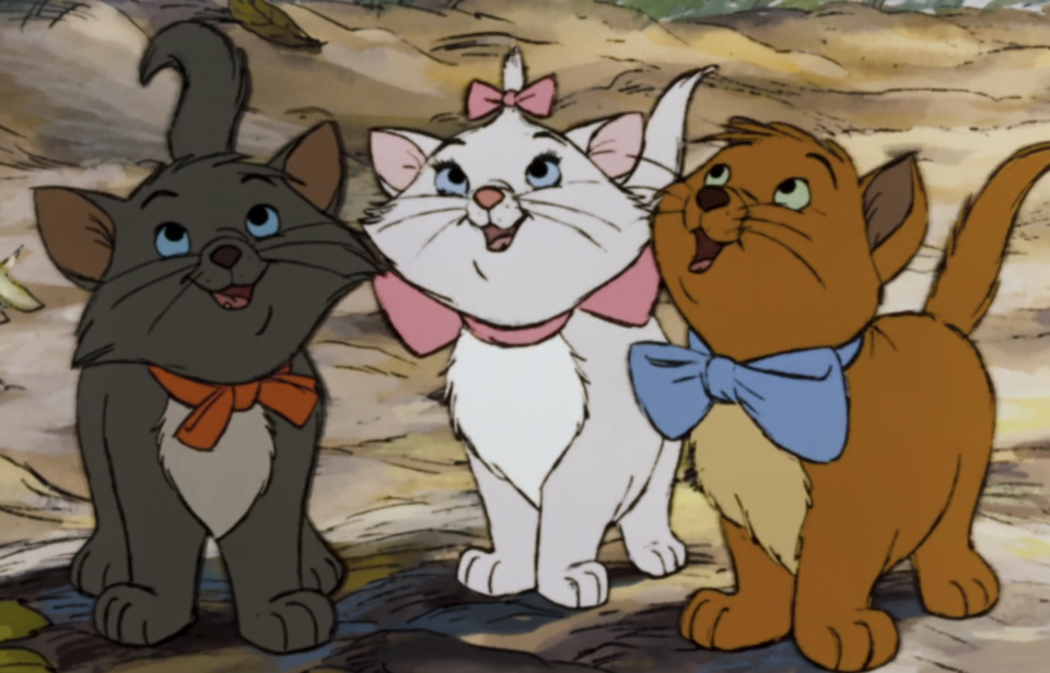 Screenshot from "The Aristocats"