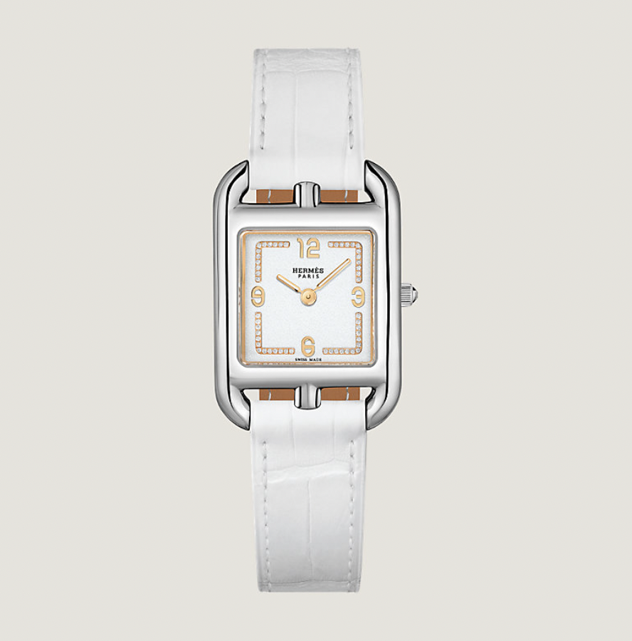 <p><a href="https://www.hermes.com/us/en/product/cape-cod-watch-small-model-31mm-W054758WW00/" rel="nofollow noopener" target="_blank" data-ylk="slk:Shop Now;elm:context_link;itc:0;sec:content-canvas" class="link rapid-noclick-resp">Shop Now</a></p><p>Cape Cod Watch</p><p>Hermès</p><p>$4550.00</p>