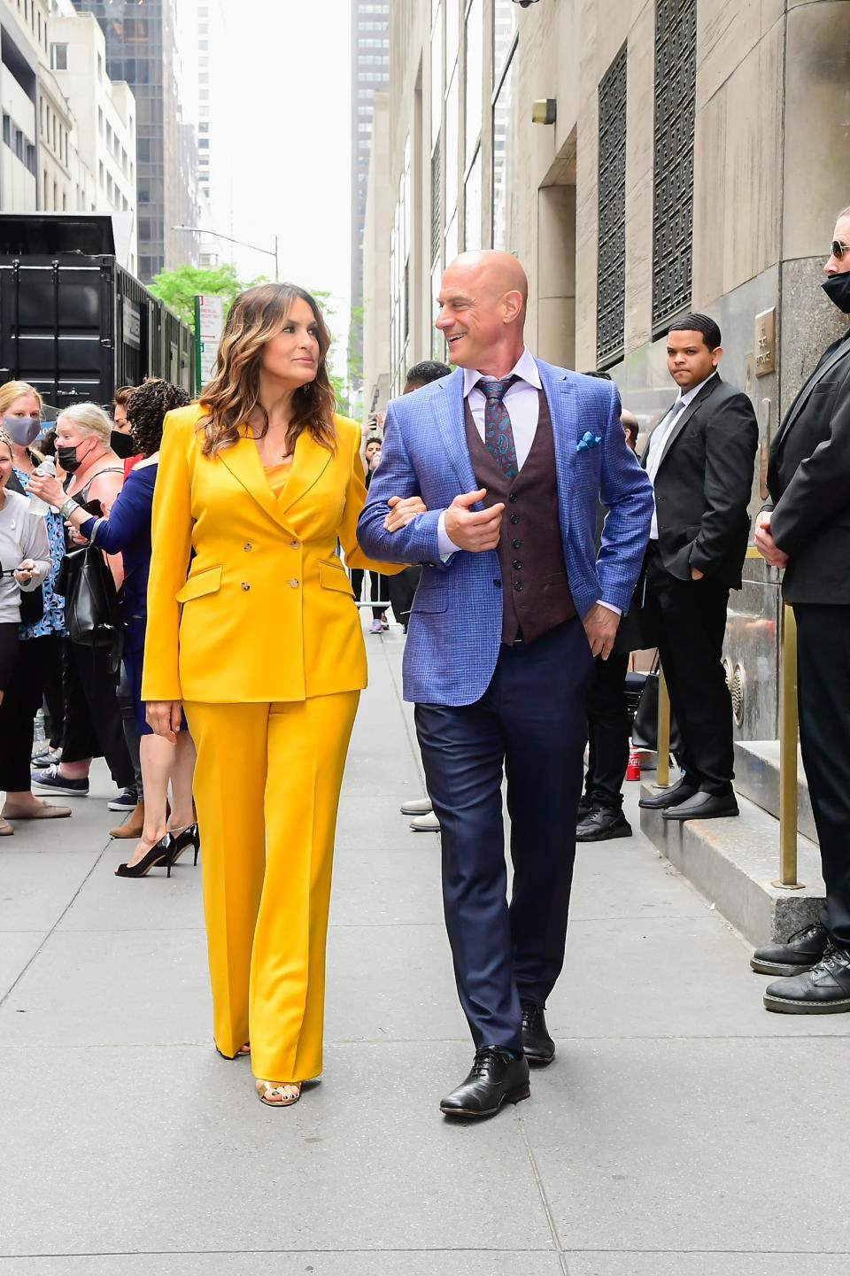 Celebrity Sightings In New York City - May 16, 2022 (Raymond Hall / GC Images)