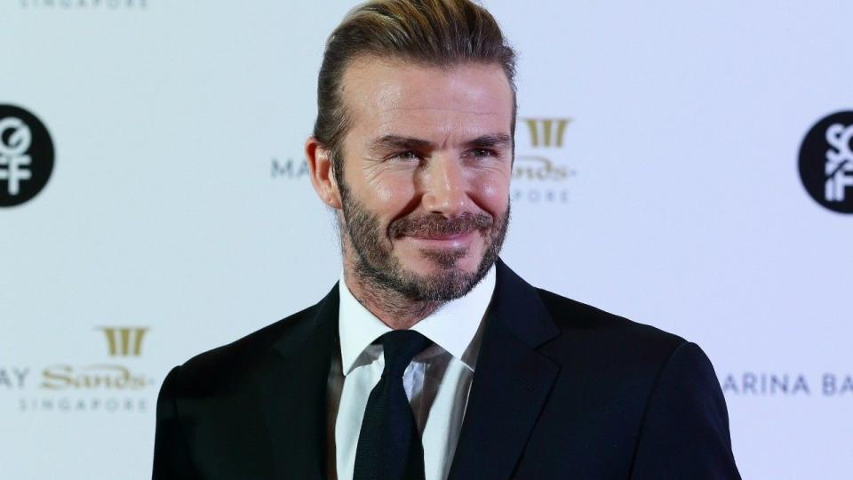 There's nothing David Beckham can't pull off.