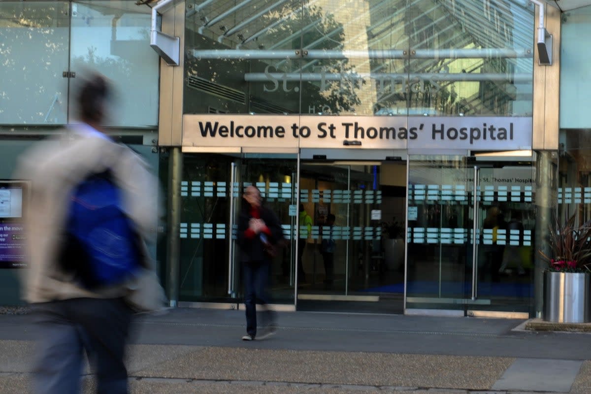 Guys and St Thomas’ Hospital in London has been affected by the attack (PA Wire)