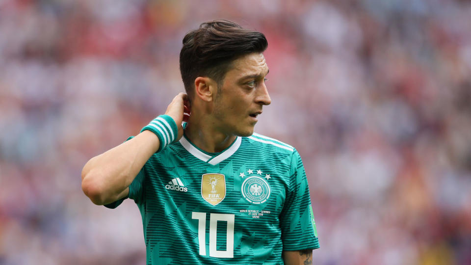 Ozil has copped plenty of criticism for his performances in Russia. Pic: Getty