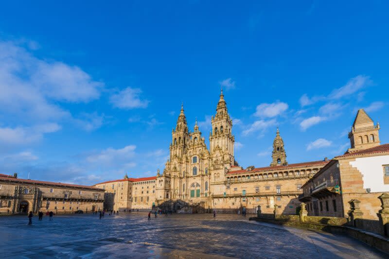 The cathedral of Santiago de Compostela is said to house the tomb of Saint James. Photo: Shutterstock