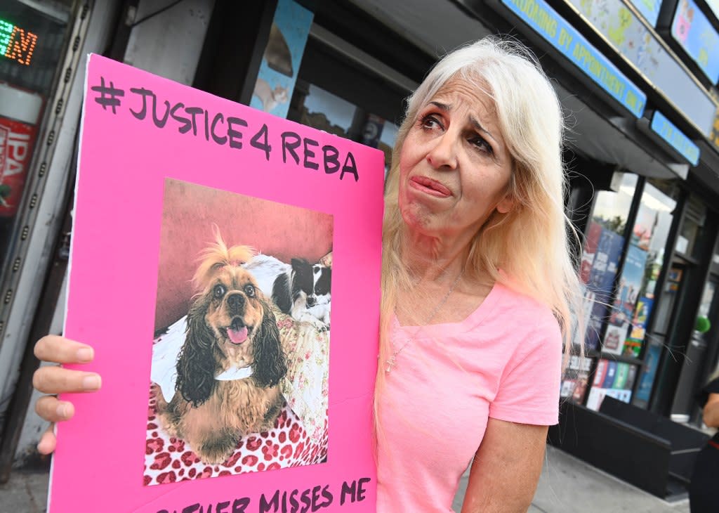 Reba’s death devastated Melissa Lee, who has been protesting outside Bejaoui’s business. Helayne Seidman