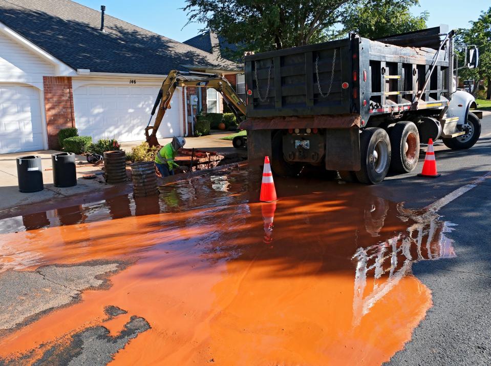 In October, Edmond was experiencing an abnormally high number of leaks from water mains and water service lines.
