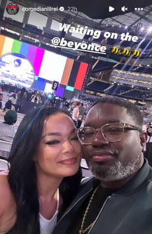 <p>Lil Rel Howery/ Instagram</p> Lil Rel Howery and Dannella Lane