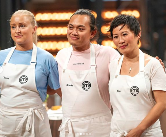 Khanh Ong and Poh in the MasterChef kitchen