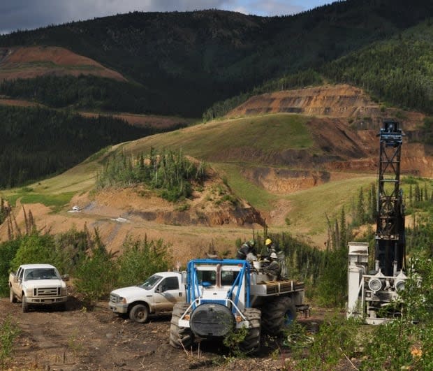 The Brewery Creek gold mine near Dawson City.