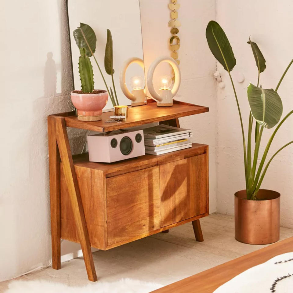 Urban Outfitters Modern Boho Media Stand, record storage ideas