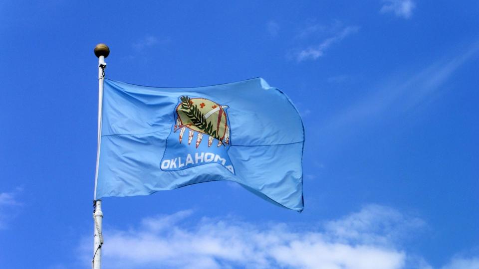 PHOTO: Oklahoma State flag (STOCK PHOTO/Getty Images)