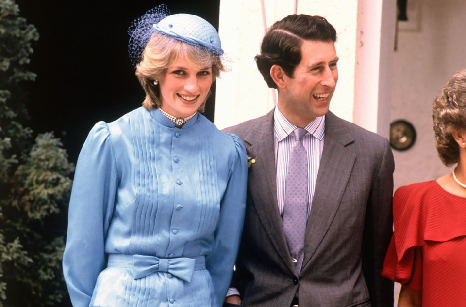 Princess Diana and Prince Charles.