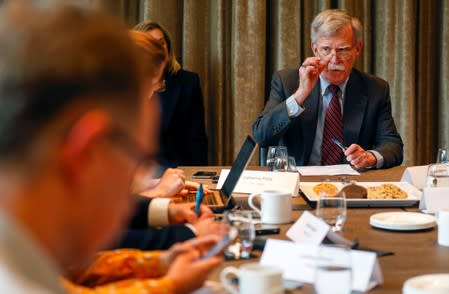 U.S. National Security Advisor John Bolton visits London