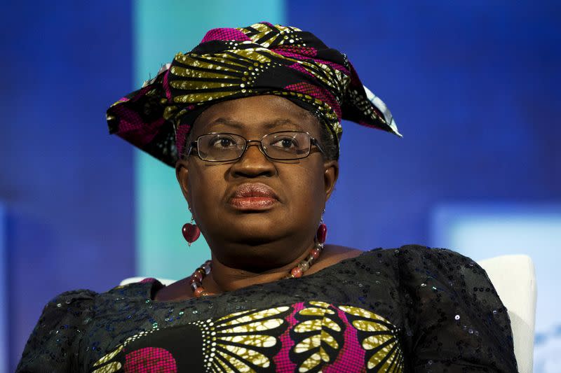 FILE PHOTO: Ngozi Okonjo-Iweala, Chair-Elect of GAVI and former finance minister of Nigeria, takes part in a panel during the Clinton Global Initiative's annual meeting in New York