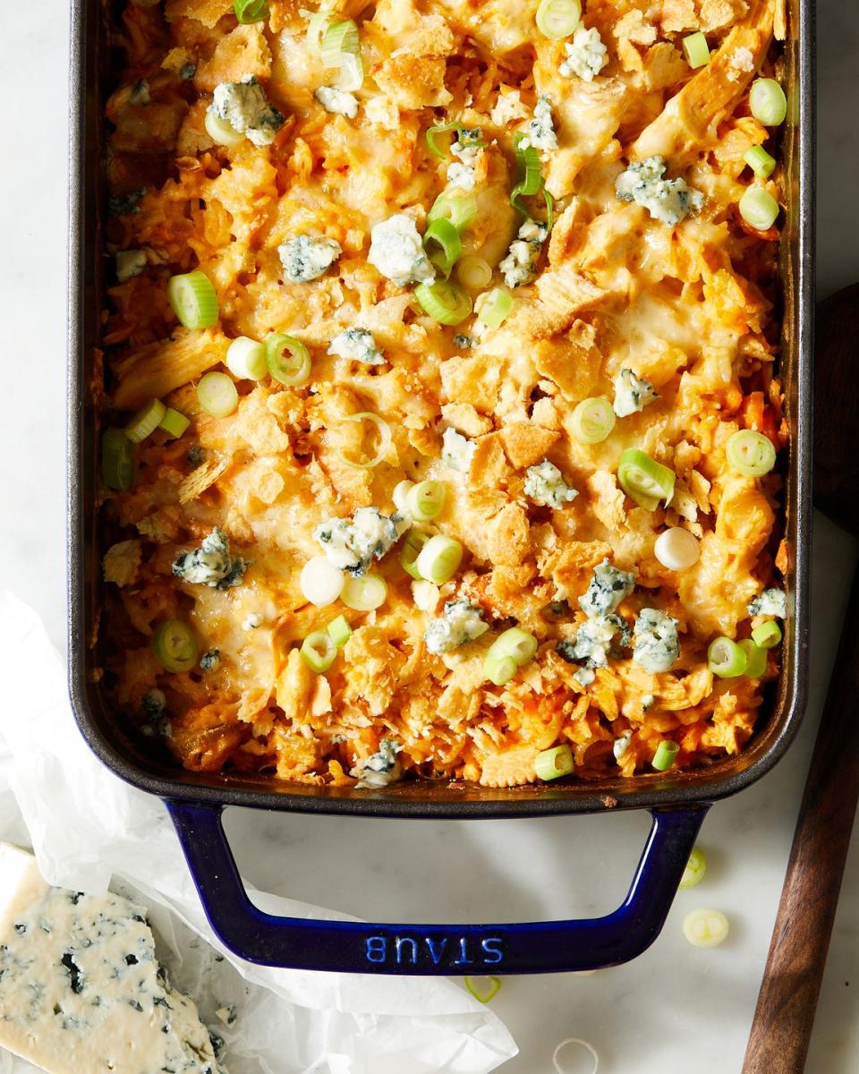 20) Buffalo Chicken And Rice Casserole