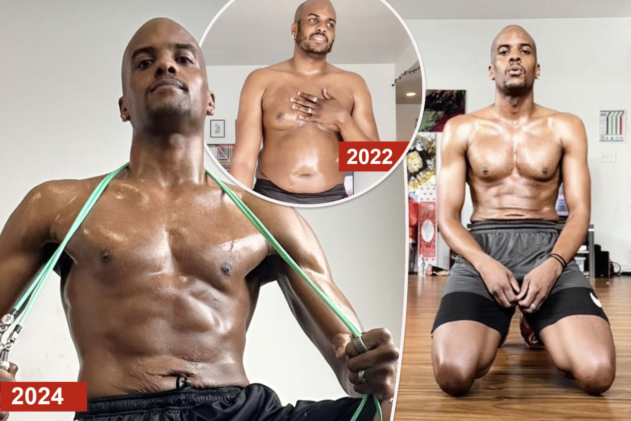 Graham, who has a penchant for pink shoes, has been documenting his weight loss journey on TikTok — he's also credited his success to push-ups and intermittent fasting.