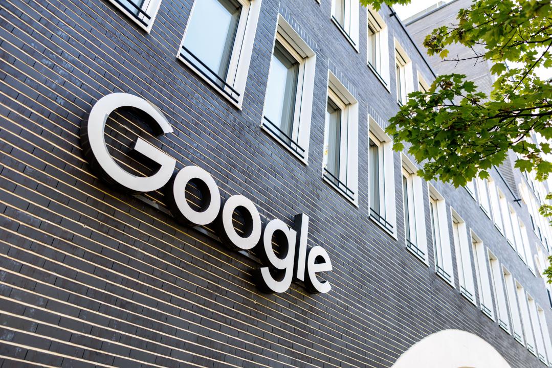 Munich, Germany. 29th Aug, 2024. The Google logo can be seen on the facade in front of the company's Munich headquarters on August 29, 2024 in Munich (Bavaria). The company's development center is located in Arnulfpark. Credit: Matthias Balk/dpa/Alamy Live News