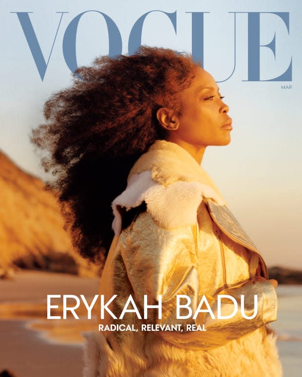 <p><a href="https://www.vogue.com/article/erykah-badu-march-cover-2023-interview" rel="nofollow noopener" target="_blank" data-ylk="slk:Photo: Jamie Hawkesworth/Courtesy of Vogue;elm:context_link;itc:0;sec:content-canvas" class="link ">Photo: Jamie Hawkesworth/Courtesy of Vogue</a></p>