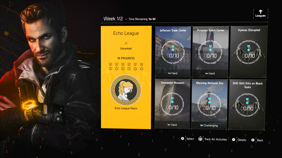 The Echo League in The Division 2