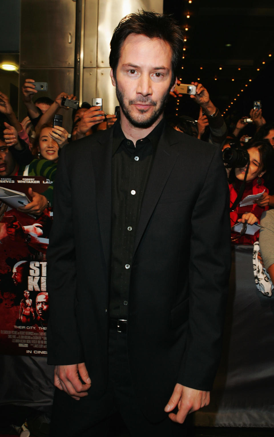 Keanu Reeves attends the Australian premiere of 'Street Kings' at the George Street Greater Union cinemas on April 15, 2008 in Sydney, Australia. 