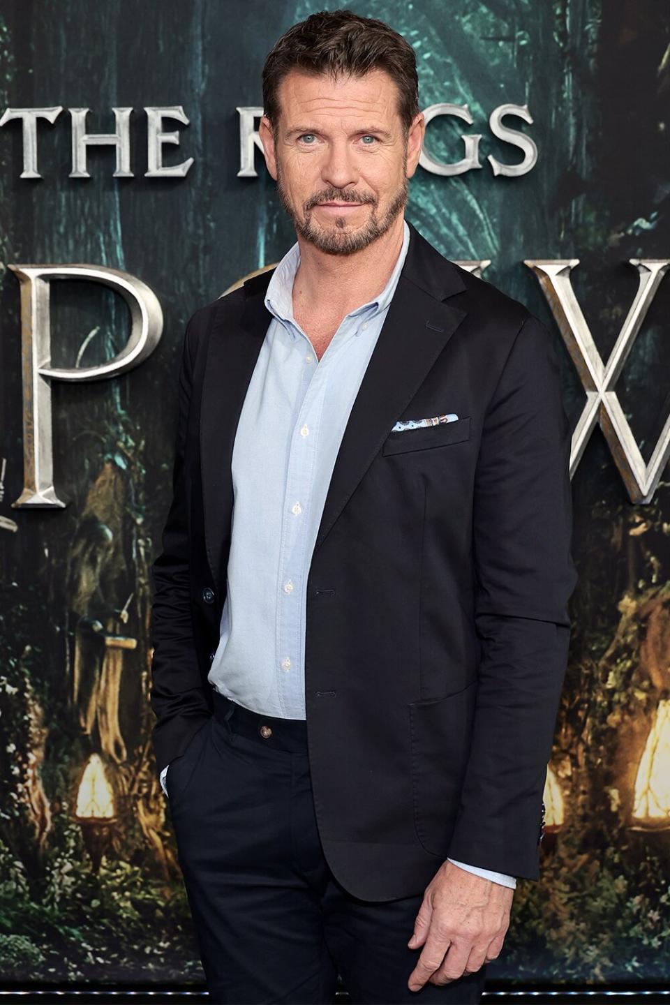 Lloyd Owen attends "The Lord Of The Rings: The Rings Of Power" New York Screening at Lincoln Center on August 23, 2022 in New York City.