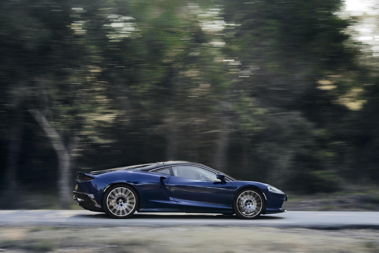 The GT's ride height can be adjusted inside the car