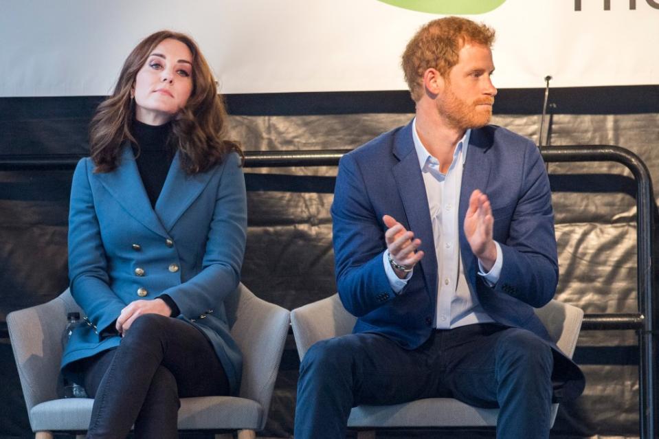 A reconciliation between Kate Middleton and Prince Harry seems like a pipe dream, according to a royal expert. Getty Images