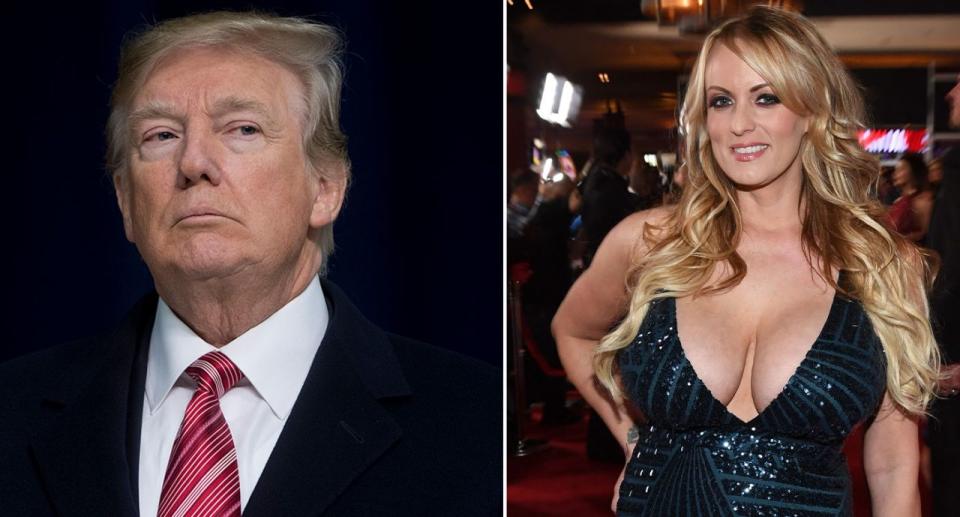 Donald Trump und Stormy Daniels