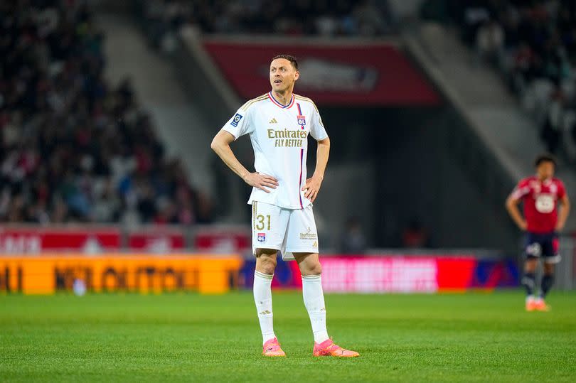Nemanja MATIC of Lyon during the Ligue 1 Uber Eats match between Lille and Lyon on May 6, 2024 at Stade Pierre Mauroy in Lille
