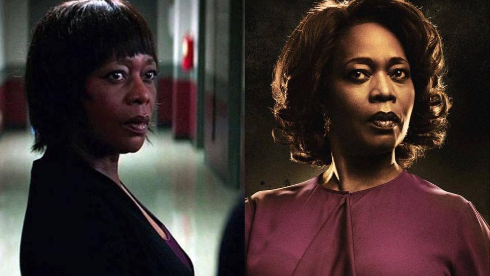 Alfre Woodard in Captain America: Civil War and Luke Cage.