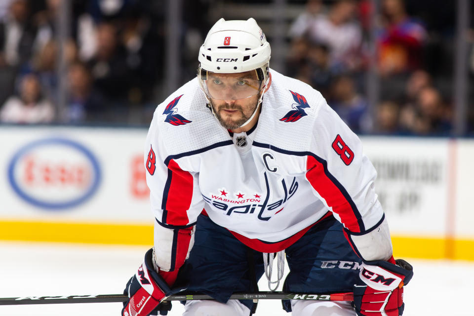 Washington Capitals left wing Alex Ovechkin #8 