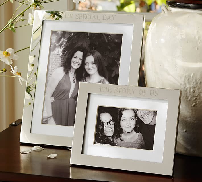 Personalized Silver-Plated Engravable Frames