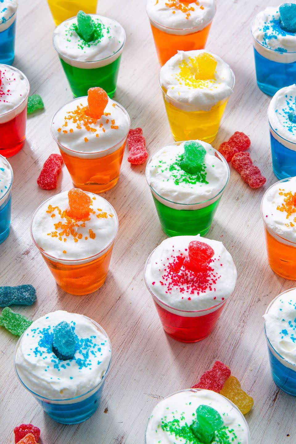 Sour Patch Jell-O Shots