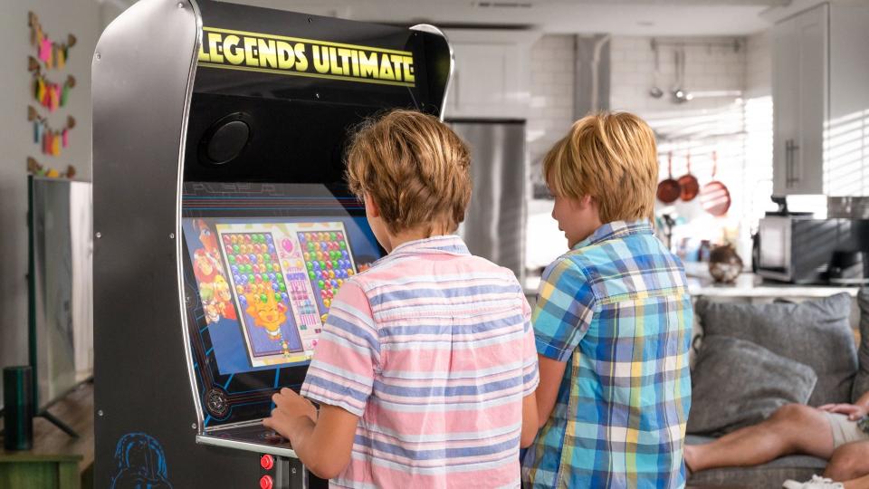 A true modern day arcade experience with online play and the ability to install more games.