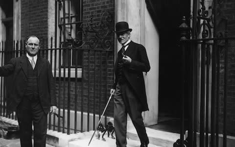 First Labour prime minister Ramsay MacDonald, pictured leaving 10 Downing Street, took office in 1924 even though he had fewer seats than the Conservatives. - Credit: Topical Press Agency/Getty Images